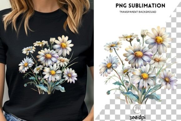 Download Daisy Floral Digital Downloads, Tshirt - Digital downloads Collection
