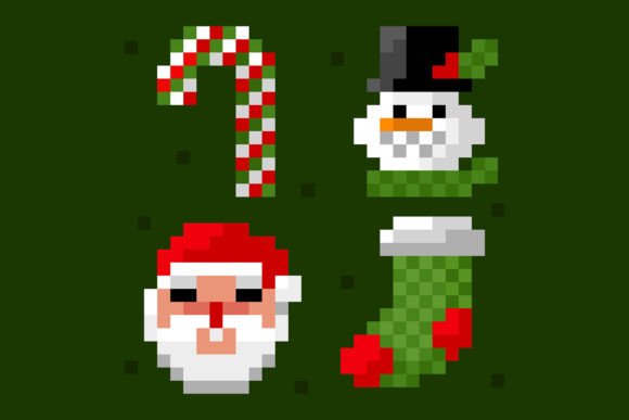 Download Flat Pixel Christmas Collection - Collection Collection