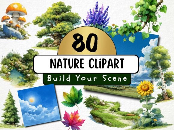 Download Nature Clipart - Build Your Scene - Nature clipart Collection