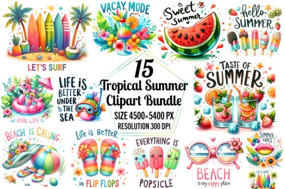 Download Tropical Summer Sublimation Collection - Collection Collection